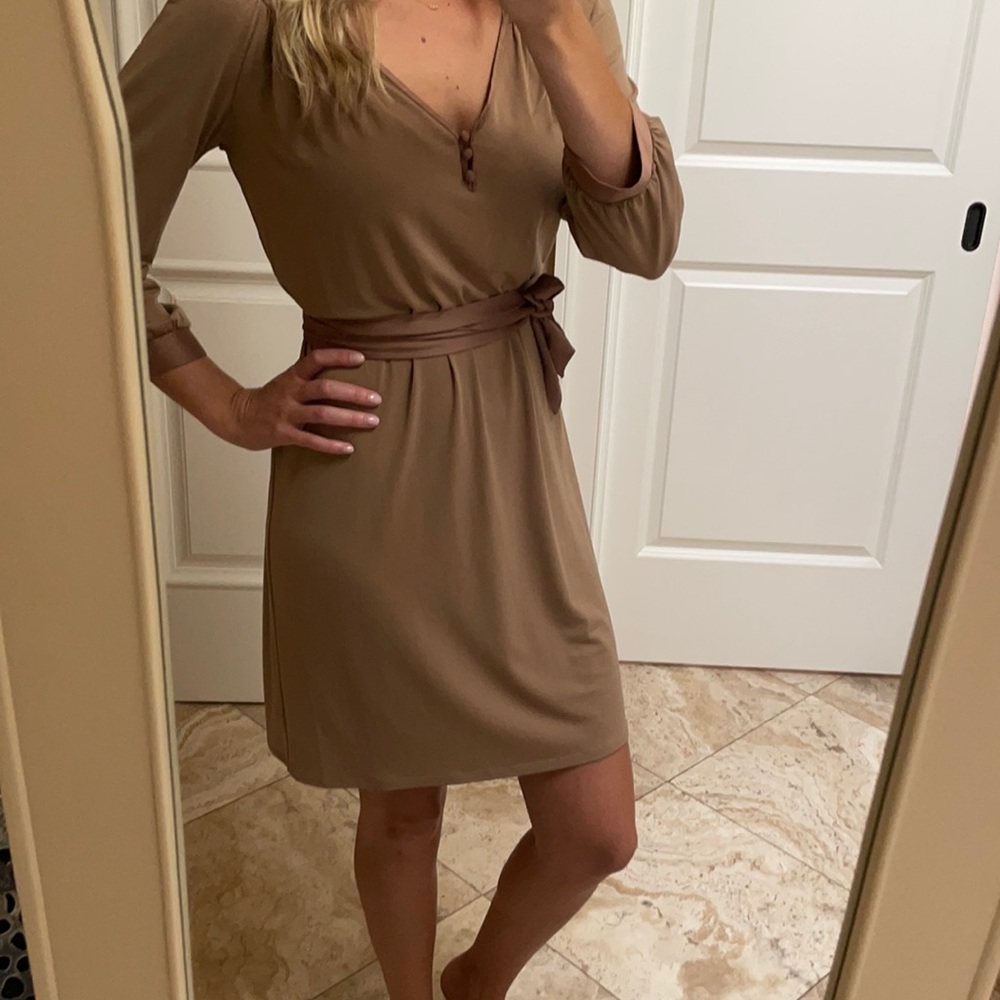BCBG Nude Dress- size small